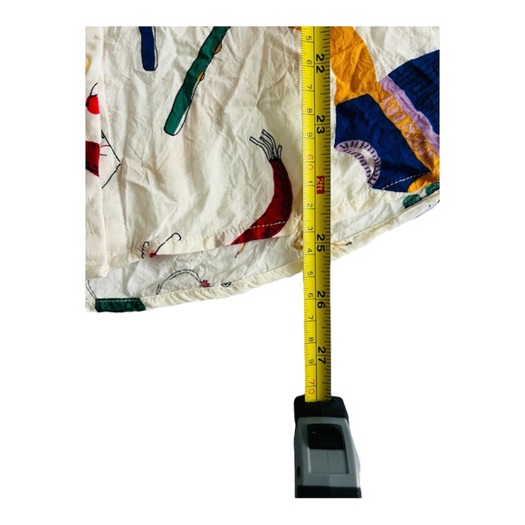 MAEVE Anthropologie Blouse Women Snow Day Long Sleeve Novelty Whimsical Size 10 - Picture 10 of 10